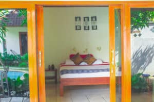 Eingang zum Bungalow im Ocean Sun Homestay