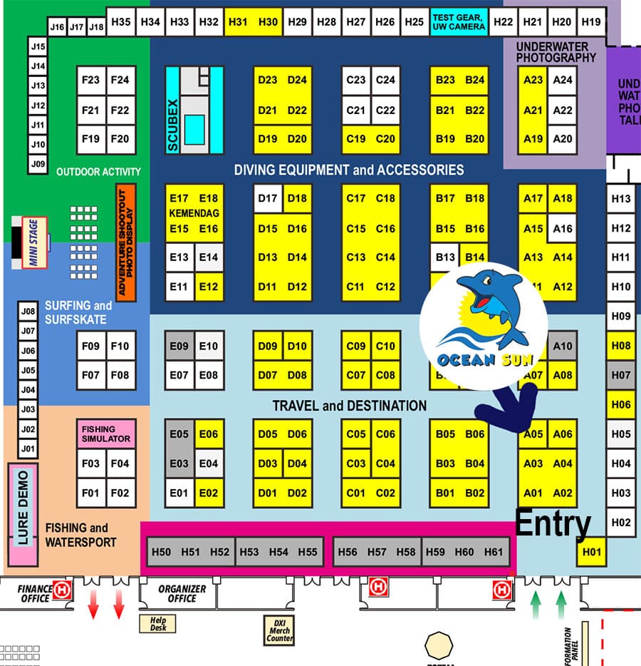 Deep and Extrem Messe Floor Plan