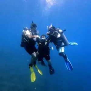 Ein kontrollierte Abstieg im Freiwasser